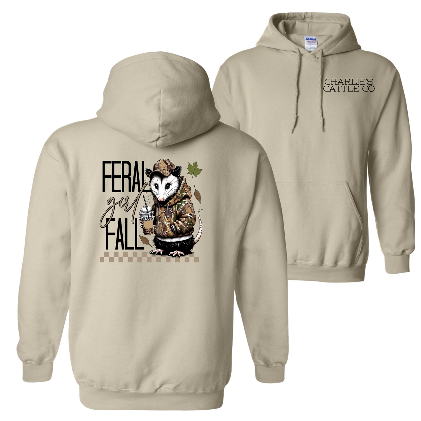 Feral Girl Fall Hoodie