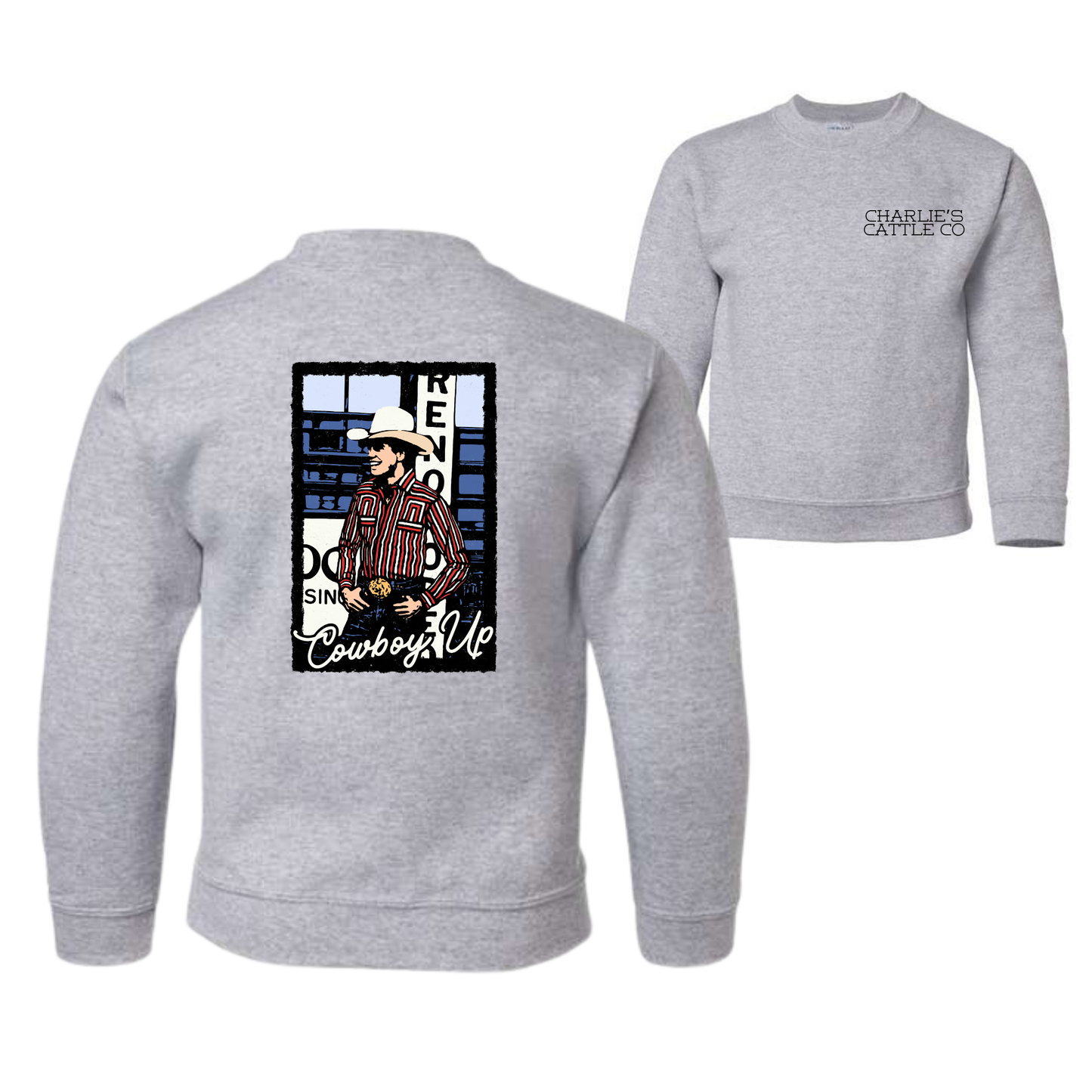 Lane Frost Cowboy Up Youth Sweatshirt