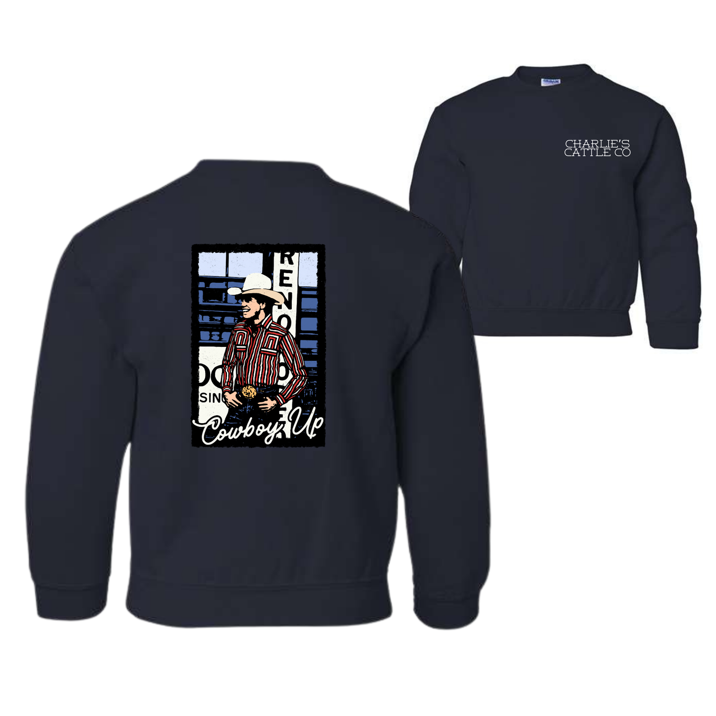 Lane Frost Cowboy Up Youth Sweatshirt