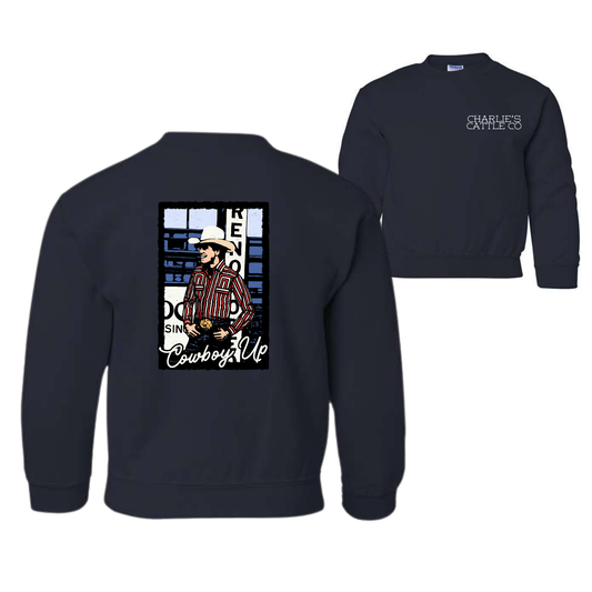Lane Frost Cowboy Up Youth Sweatshirt