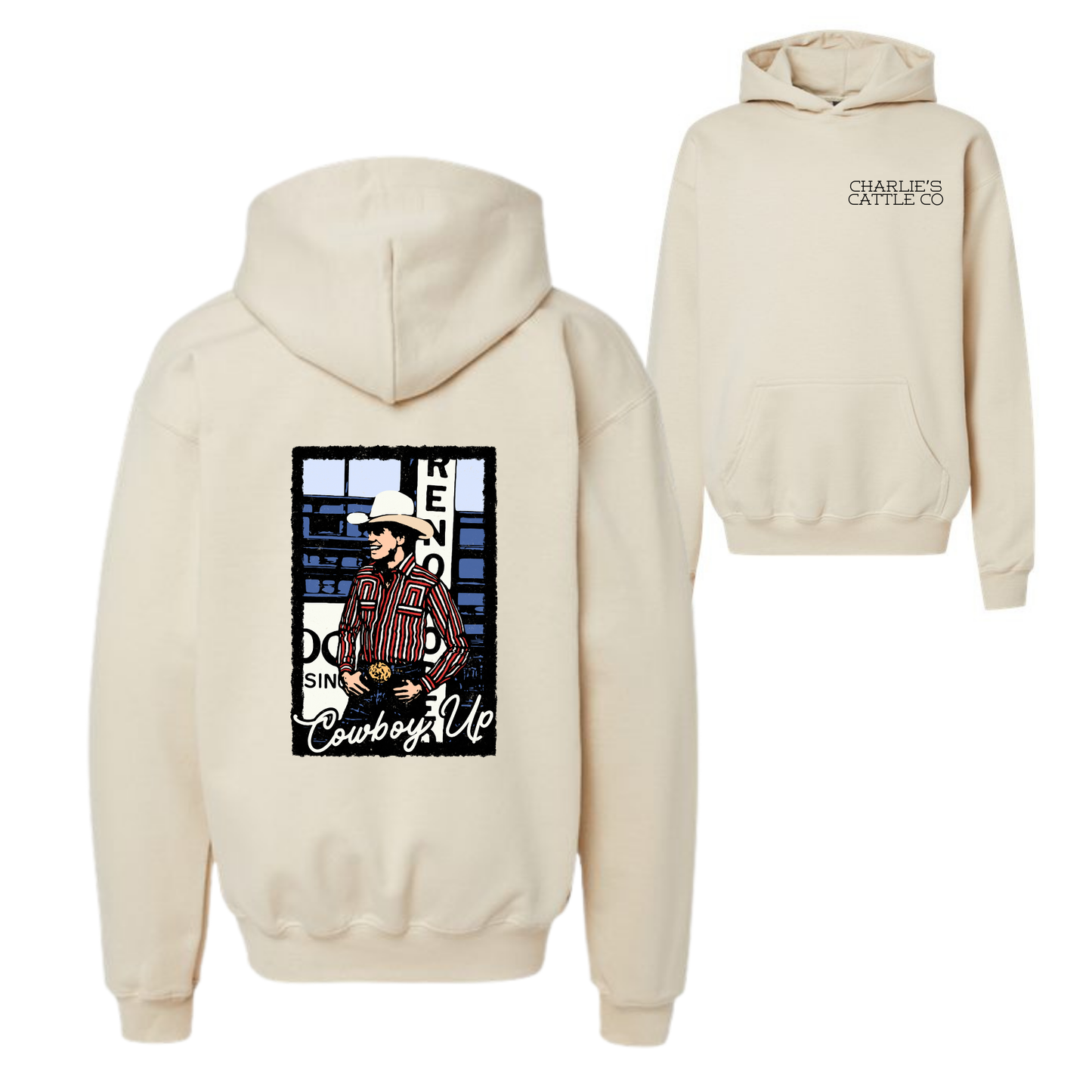 Lane Frost Cowboy Up Youth Hoodie