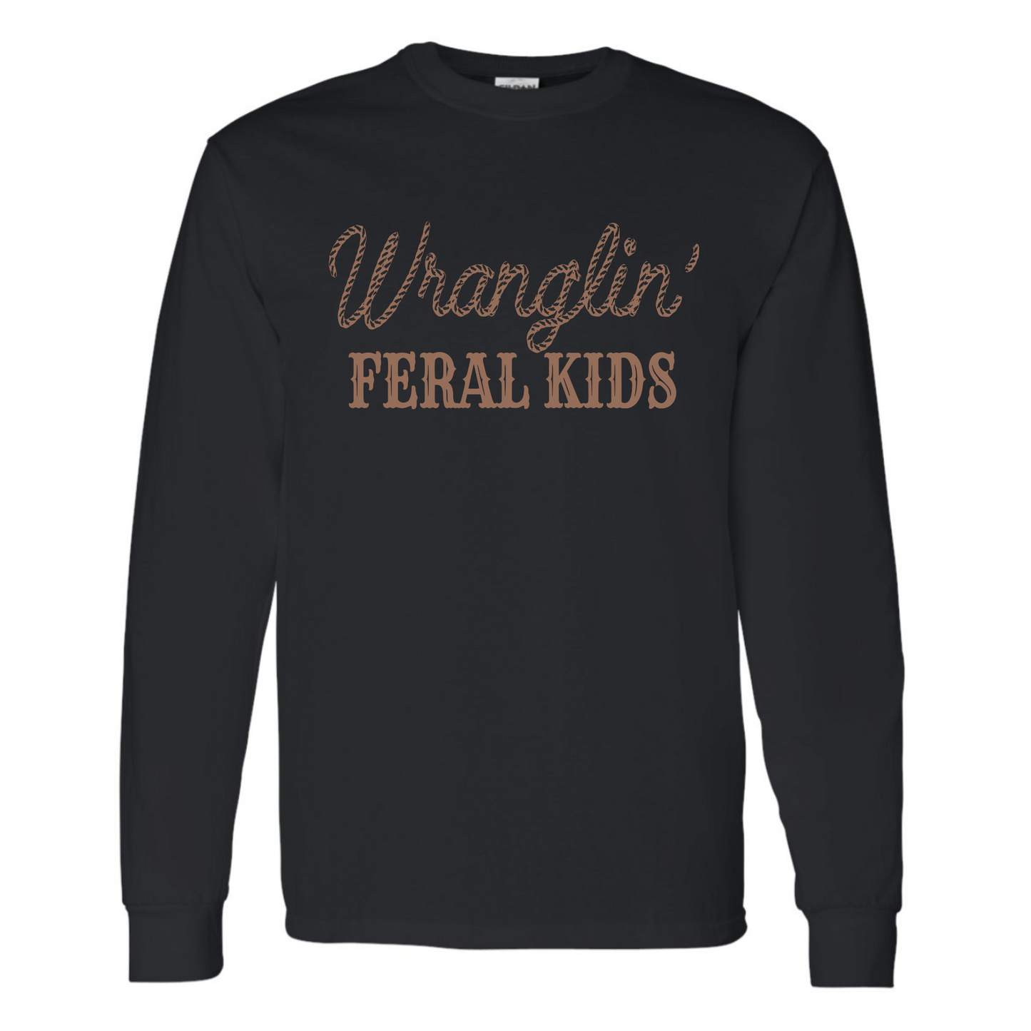 Wranglin' Feral Kids Long Sleeve Tee