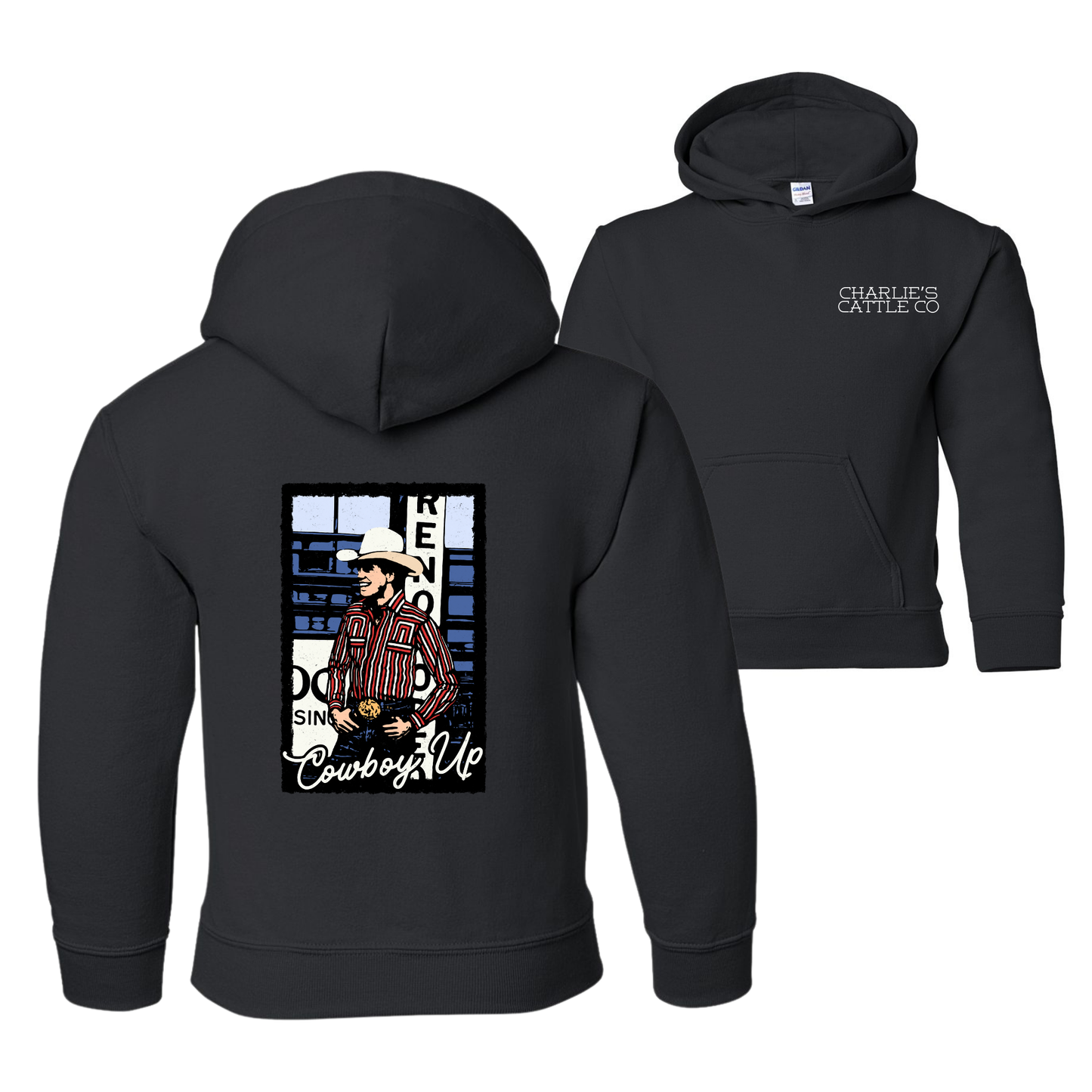 Lane Frost Cowboy Up Youth Hoodie