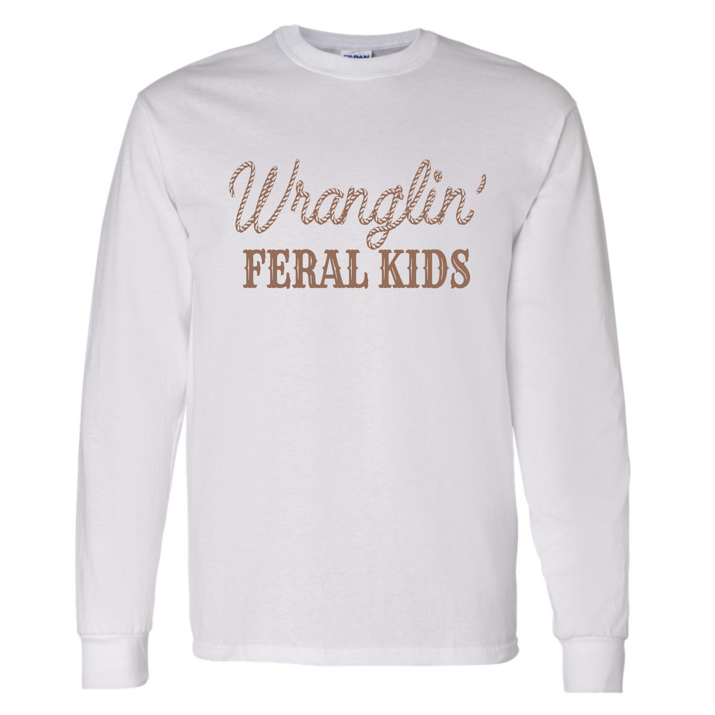 Wranglin' Feral Kids Long Sleeve Tee