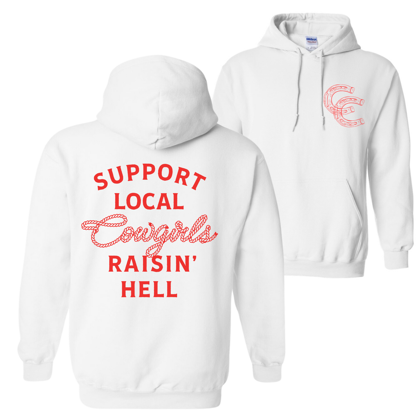 Support Local Cowgirls Hoodie