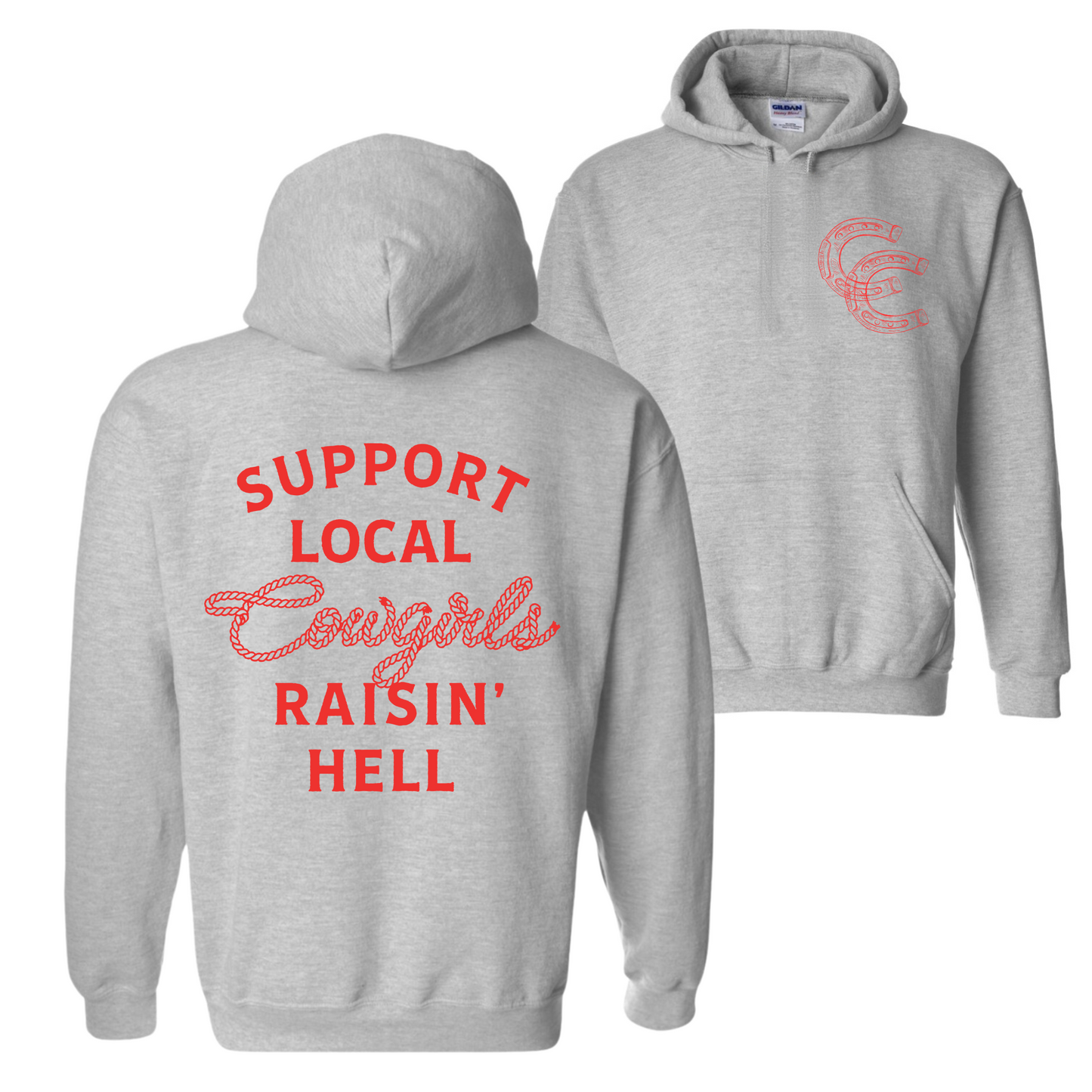 Support Local Cowgirls Hoodie