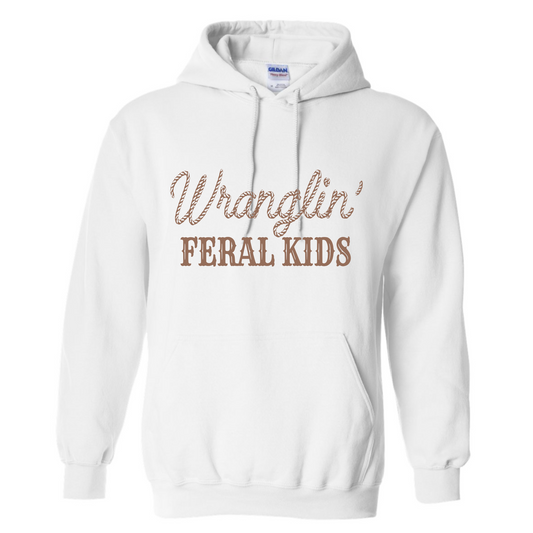 Wranglin' Feral Kids Hoodie