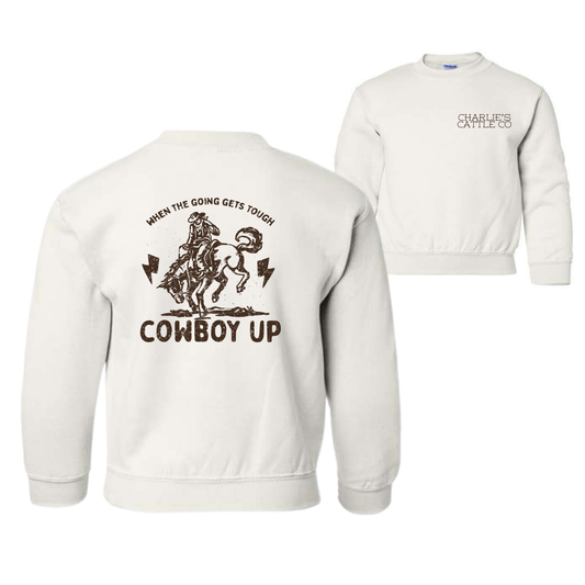 Cowboy Up Youth Sweatshirt