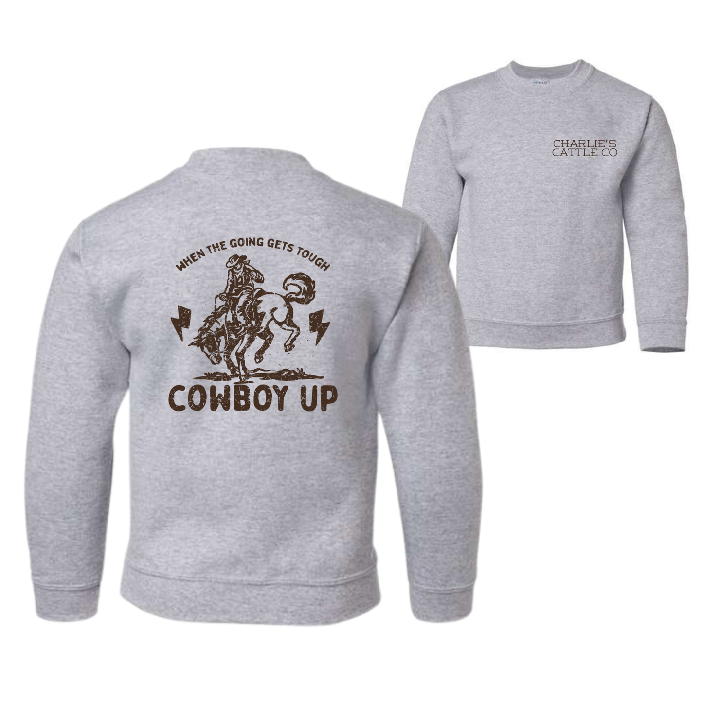 Cowboy Up Youth Sweatshirt