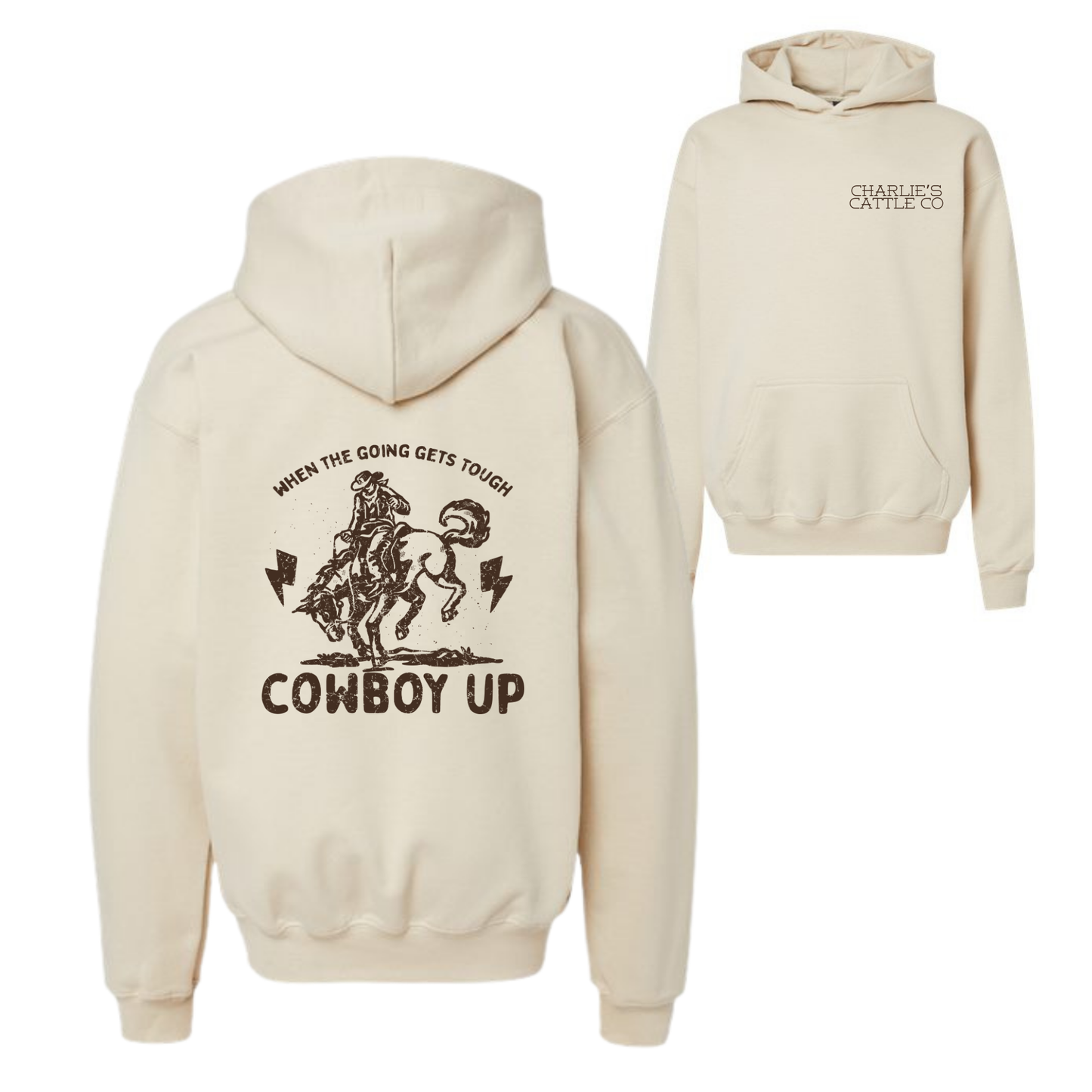 Cowboy Up Youth Hoodie