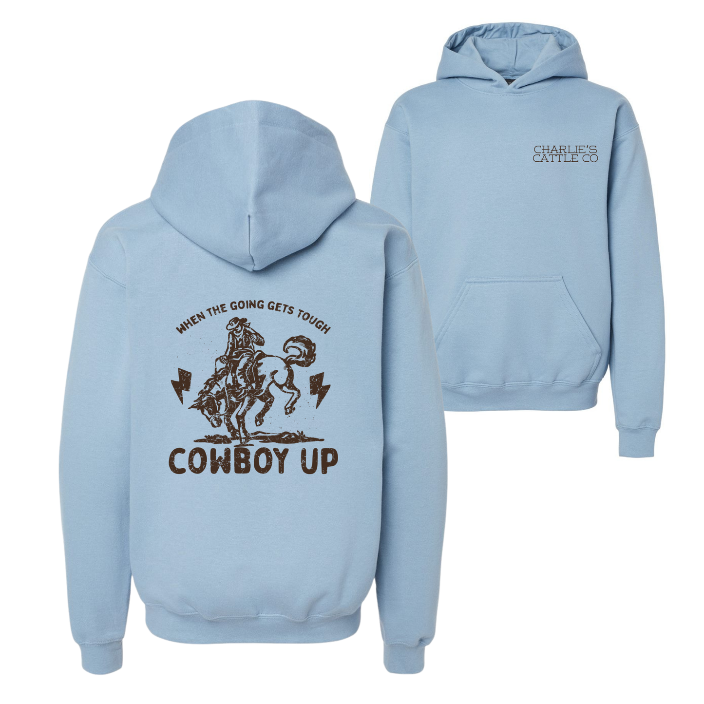 Cowboy Up Youth Hoodie