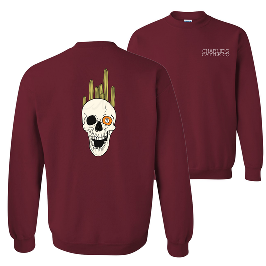Western Skull Sweatshirt