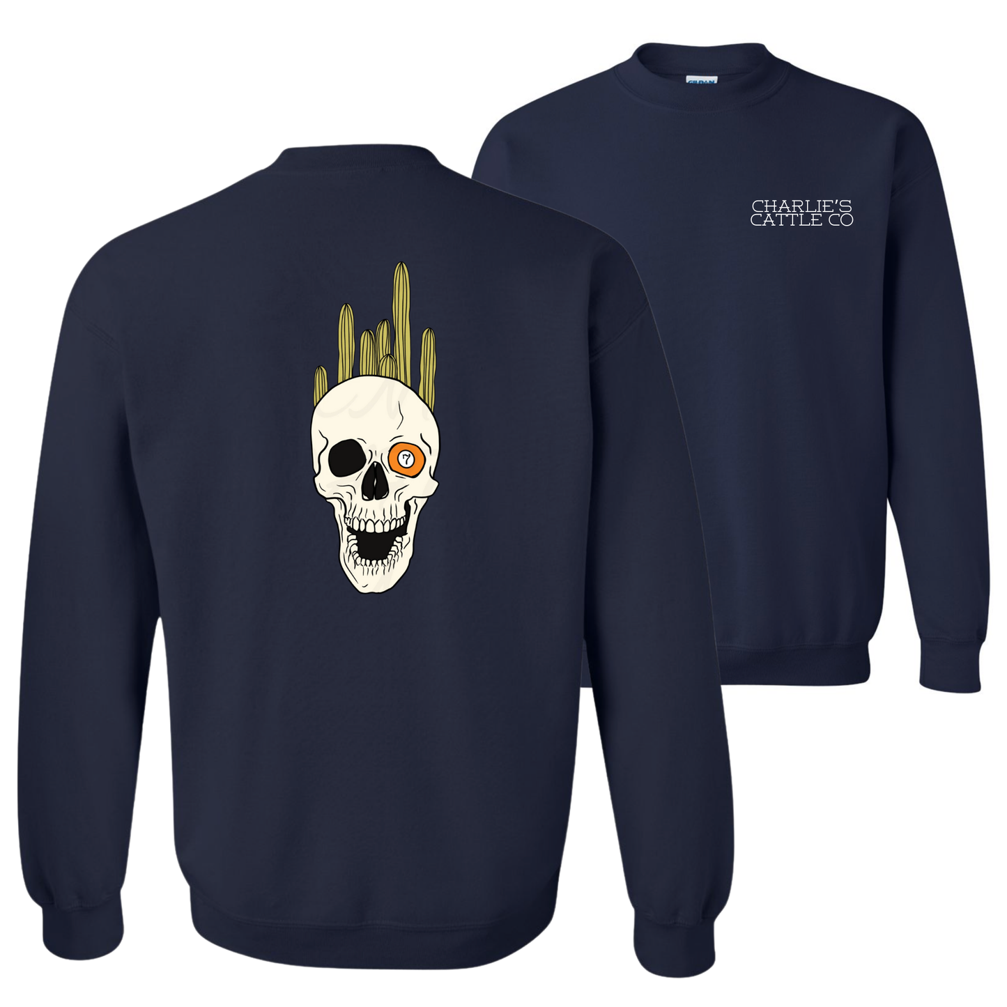 Western Skull Sweatshirt