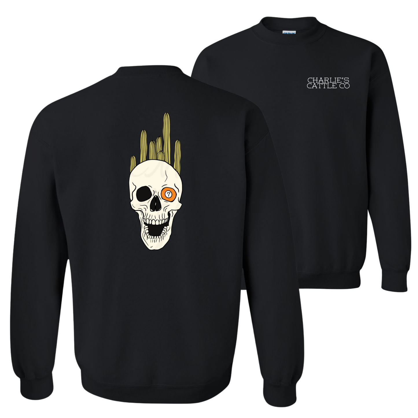 Western Skull Sweatshirt