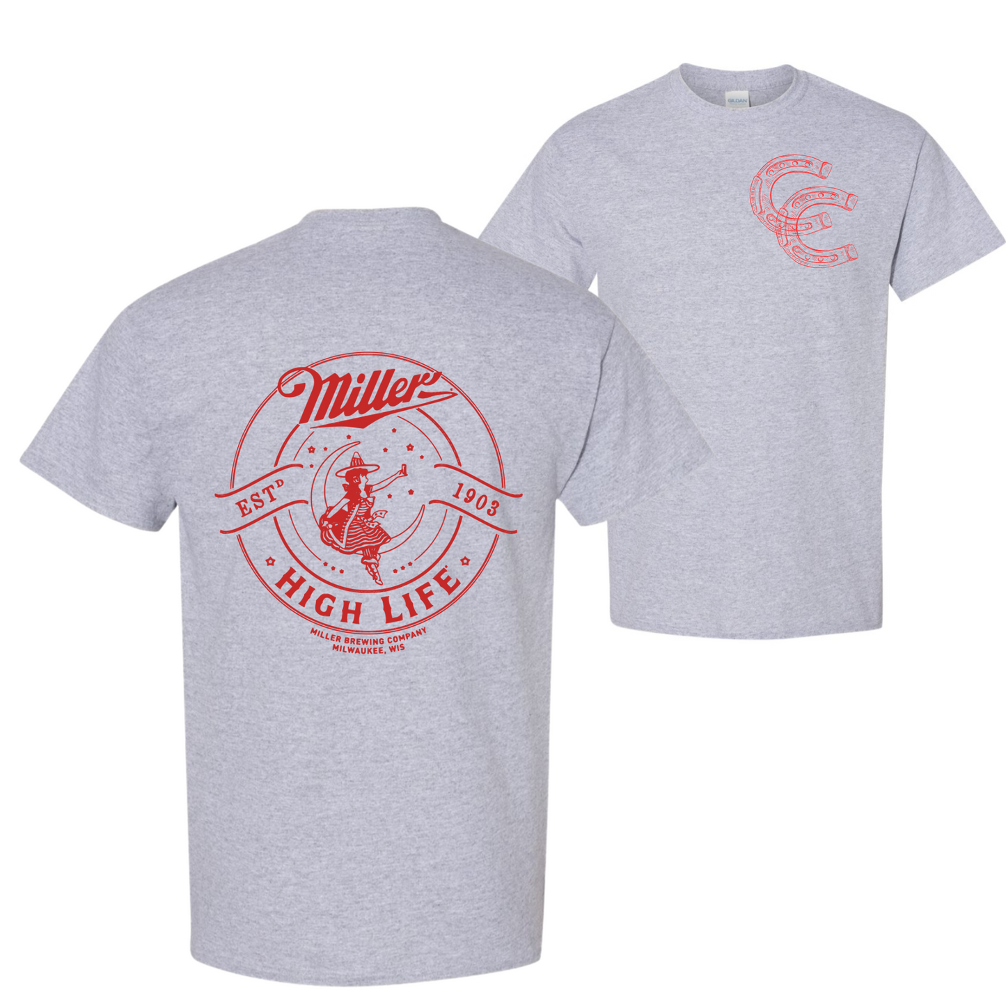 Miller High Life Moon Girl T-Shirt