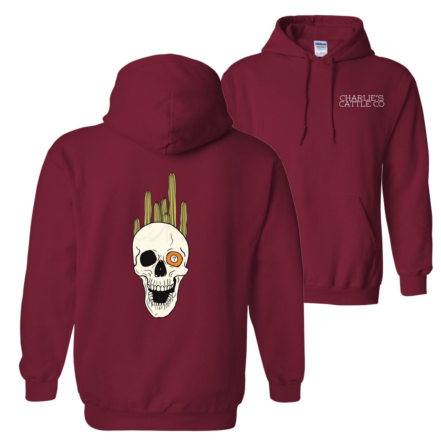 Western Skull Hoodie